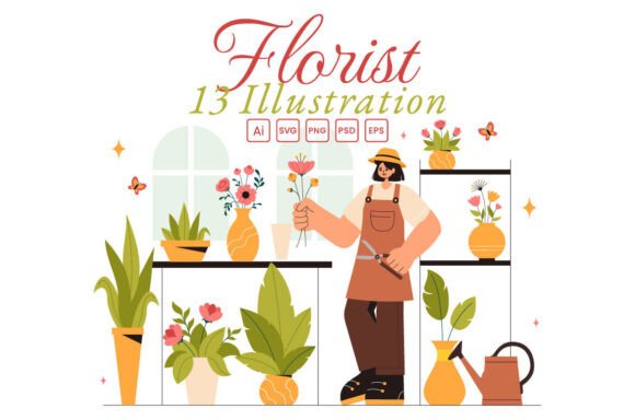 13 Professional Florist Illustration Review