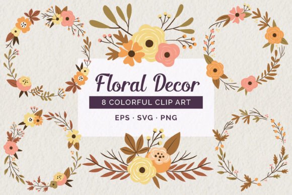 Autumn Floral Wreaths and Dividers Review