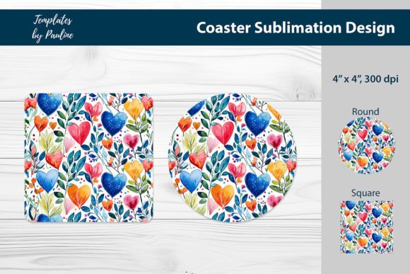 Blue Heart Square Coaster Sublimation: A Designer's Real-World Review