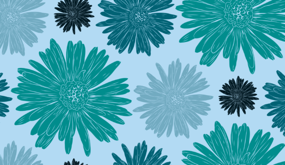 Daisies: A Designer's Take on This Blue Floral Pattern