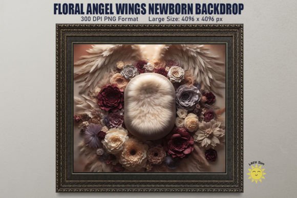 Floral Angel Wings Newborn Backdrop: A Designer's Reality Check