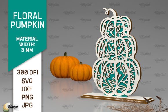 Floral Pumpkin Laser Cut. Autumn Pumpkin Review