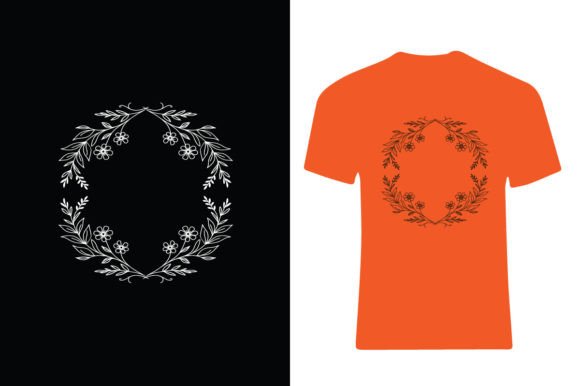 Floral Rounded Design for T-shirt: A Designer's Review