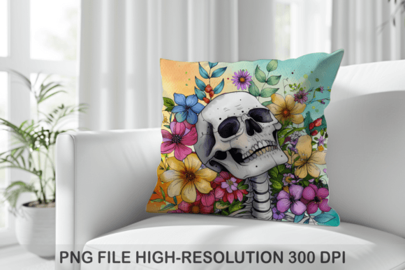 Floral Skeleton Pillow Design Review