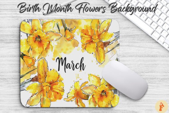 March Birth Month Flowers Background Review