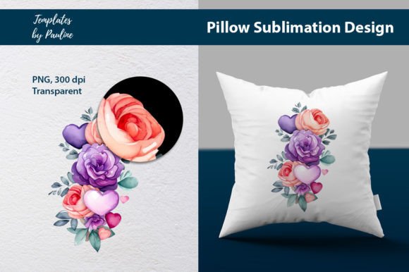 Purple Flower Bouquet Sublimation Pillow Review