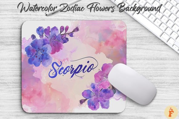 Scorpio Zodiac Flowers Background Review