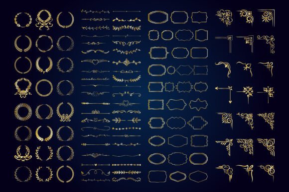 Vintage Calligraphic Elements Review