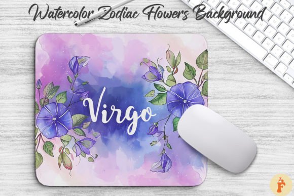 Virgo Zodiac Flowers Background Review